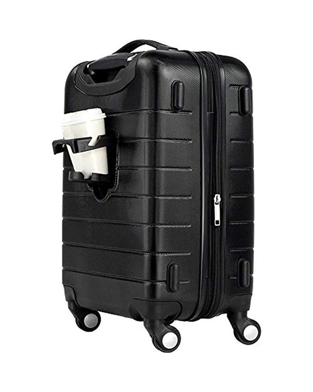 Wrangler 2 Piece Usb Port Cup Holder Luggage Set in Black for Men | Lyst