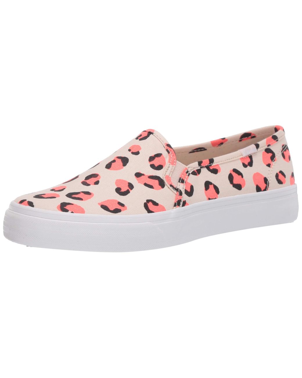 keds double decker mule leopard