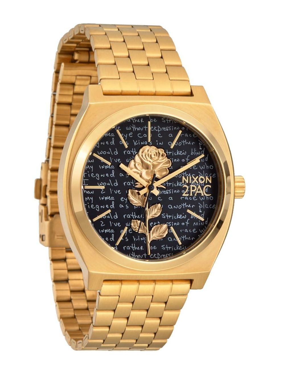 GOLD THE POWER TO STOP TIME 4本セット nixon-GoldBlack-Tupac-Time-