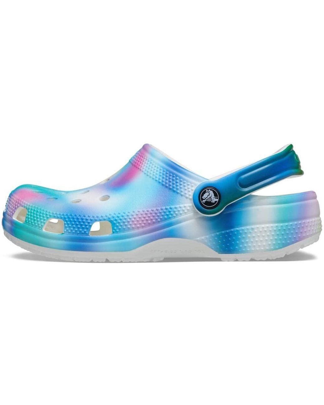 Crocs™ Adult Classic Solar Rainbow Clogs in Blue | Lyst