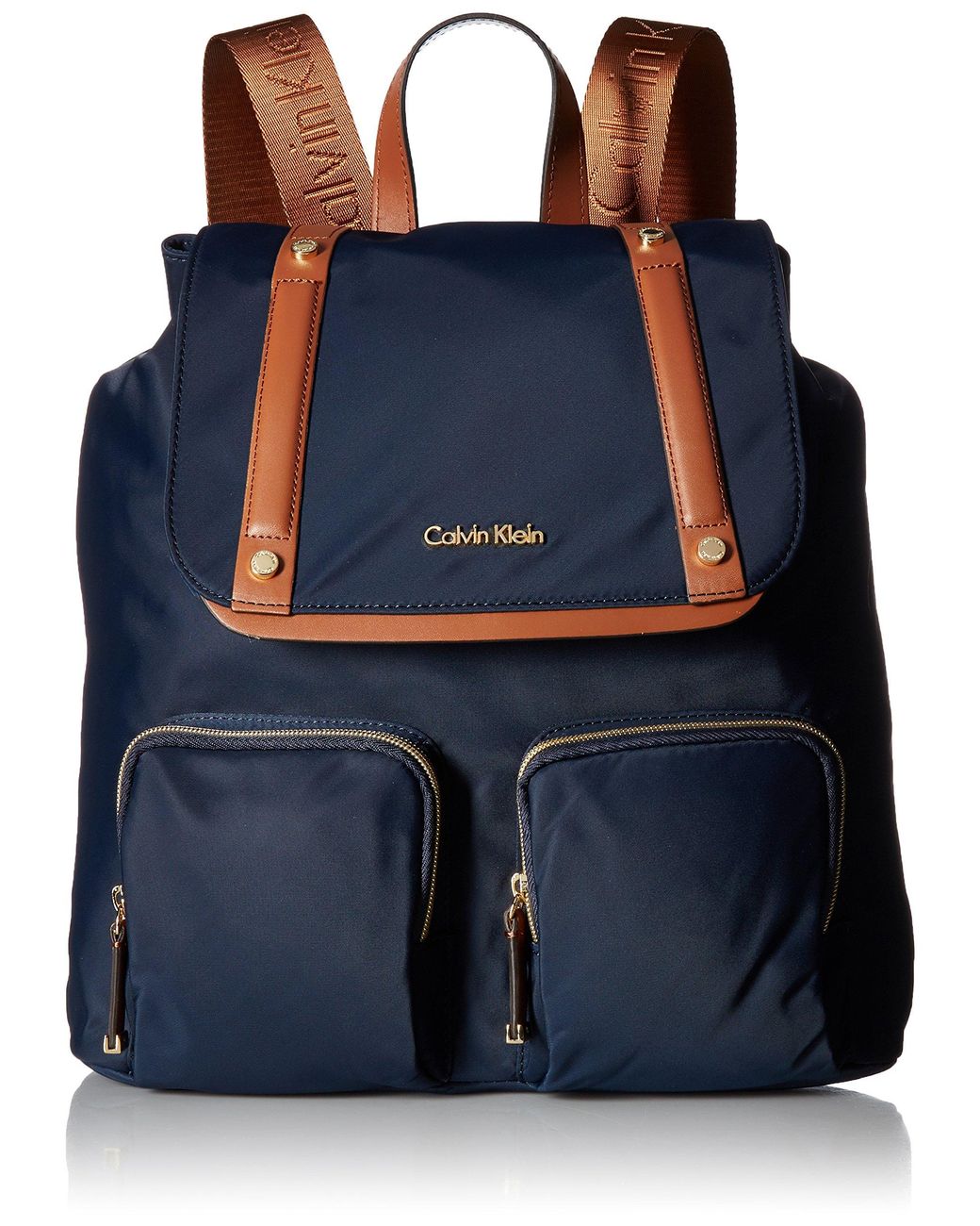 Calvin Klein Synthetic Teodora Nylon Backpack in Navy (Blue) Lyst