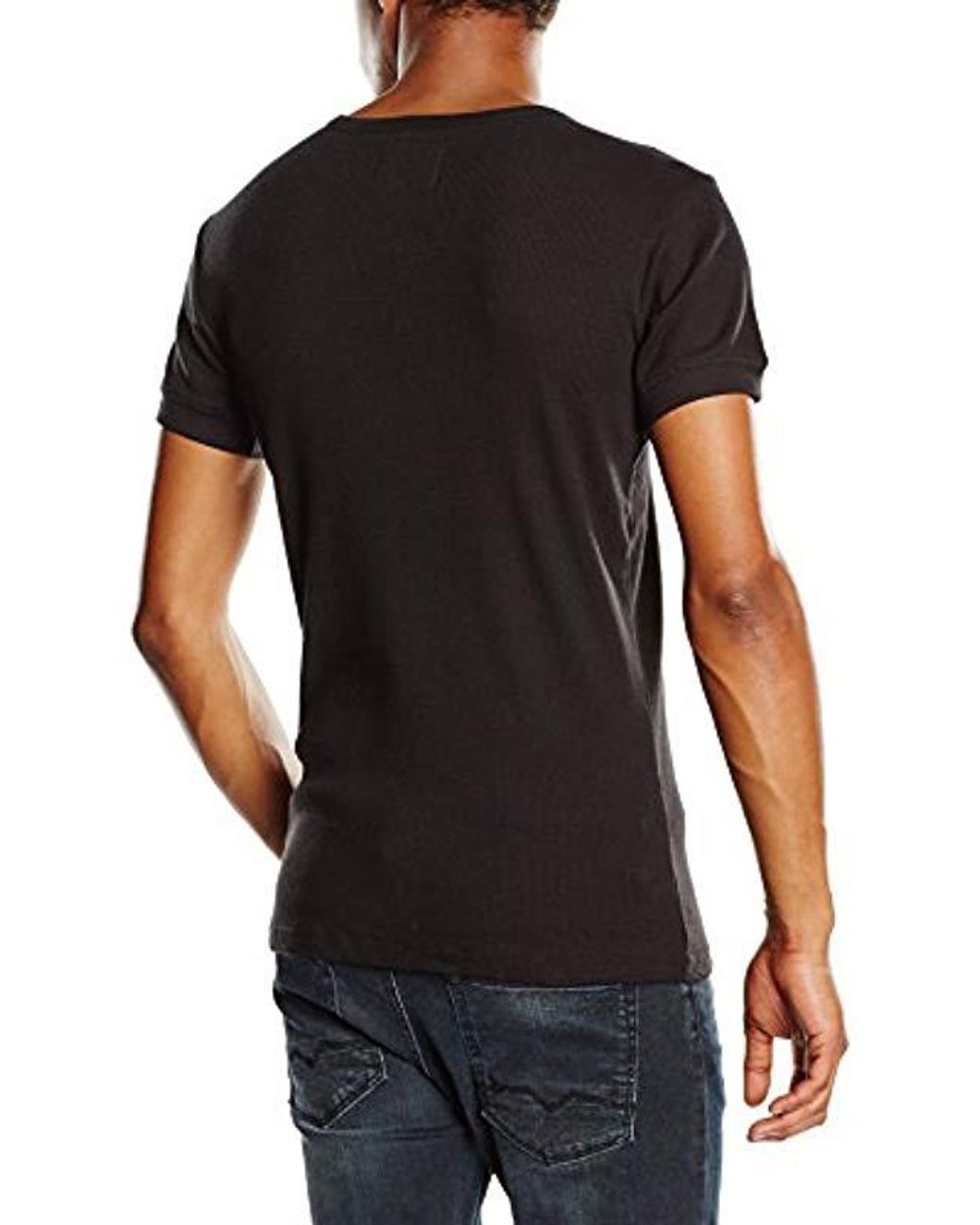 Levi's Unterhemd Levis 300ls Short Sleeve Henley 1p in Schwarz für Herren |  Lyst DE