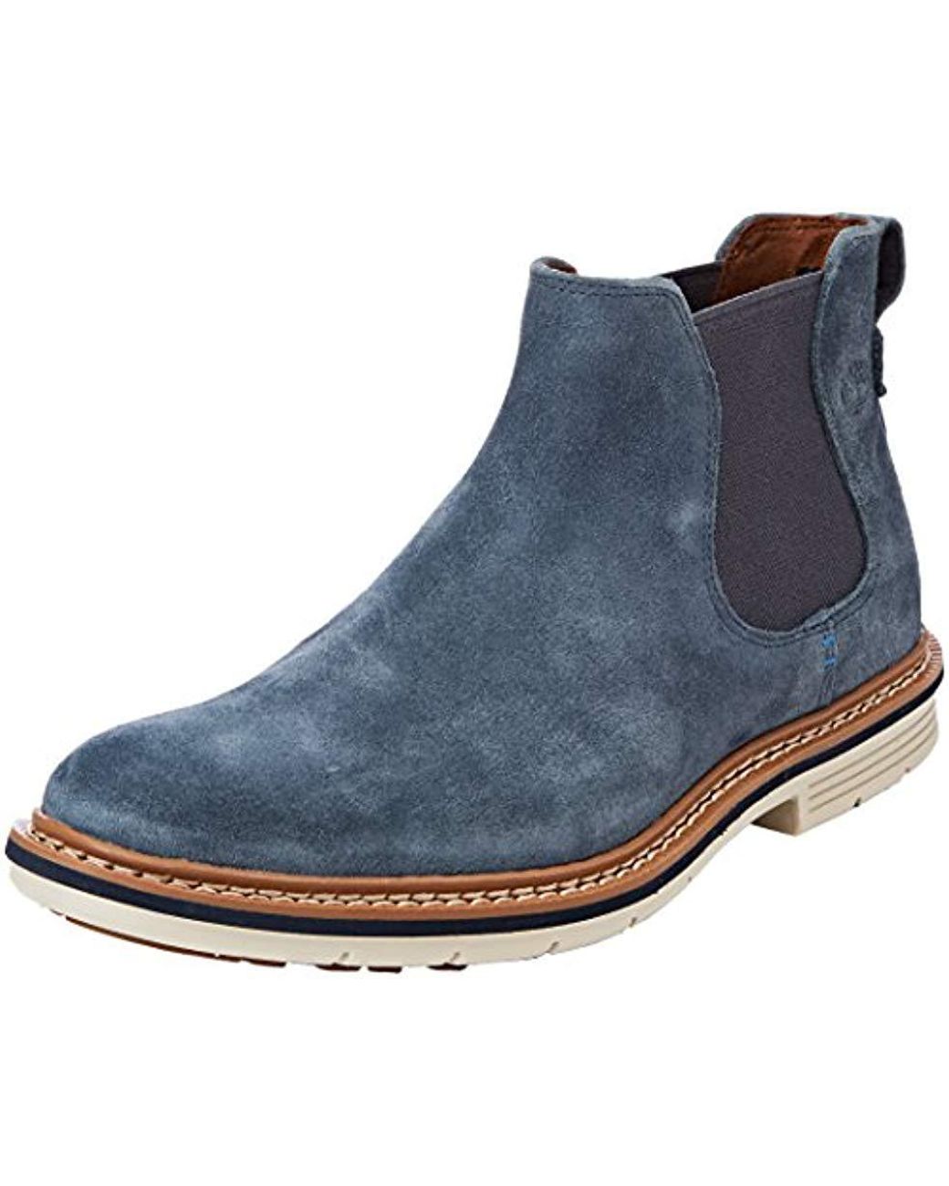 Timberland Naples Trail Sensorflex Chelsea Boots in Blue for Men | Lyst UK