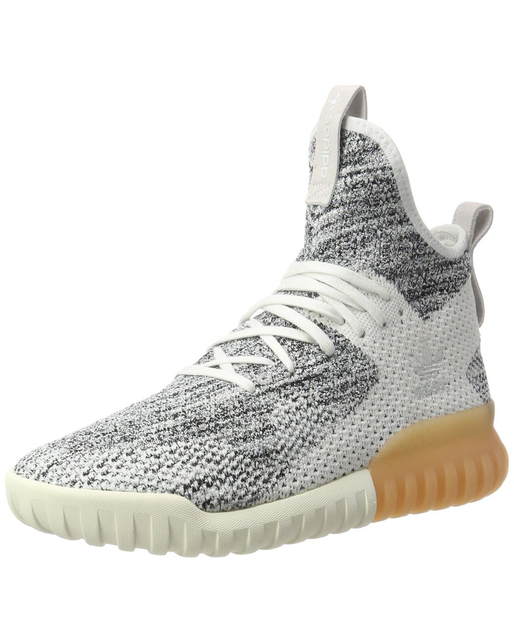 adidas Tubular X Prime Knit Hi-top Trainers in White for Men | Lyst UK