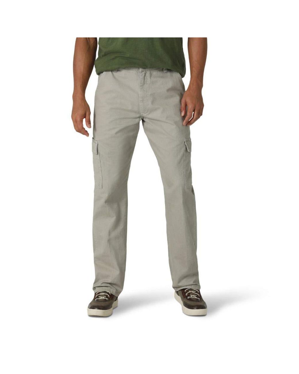 Wrangler Cotton Authentics Classic Twill Relaxed Fit Cargo Pant for Men