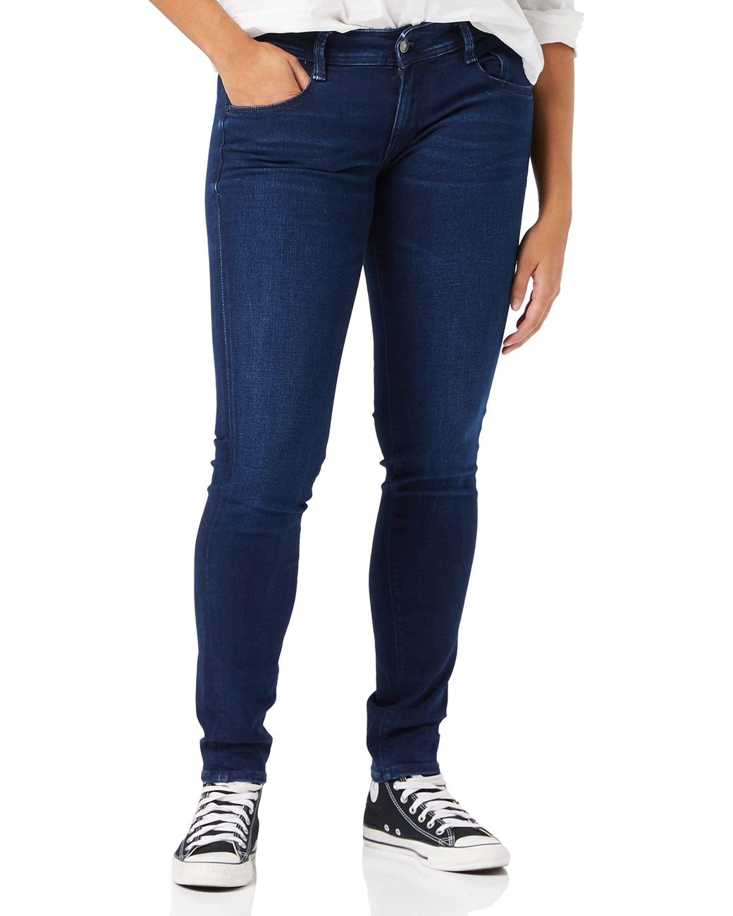 Tommy Hilfiger Low Rise Scarlett Jeans in Blue | Lyst UK