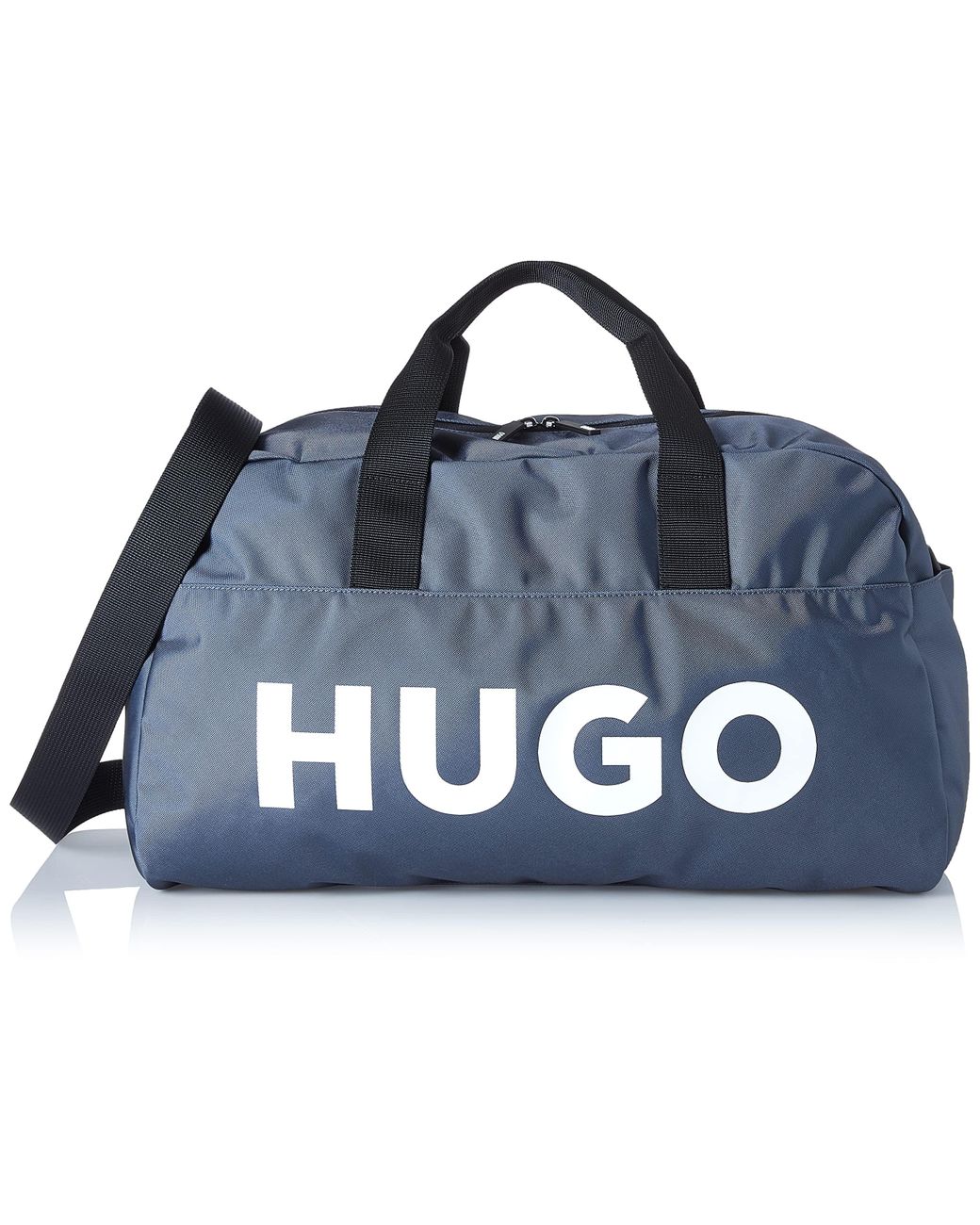 HUGO Boss Contrast Logo Duffle Bag in Blue for Men | Lyst UK