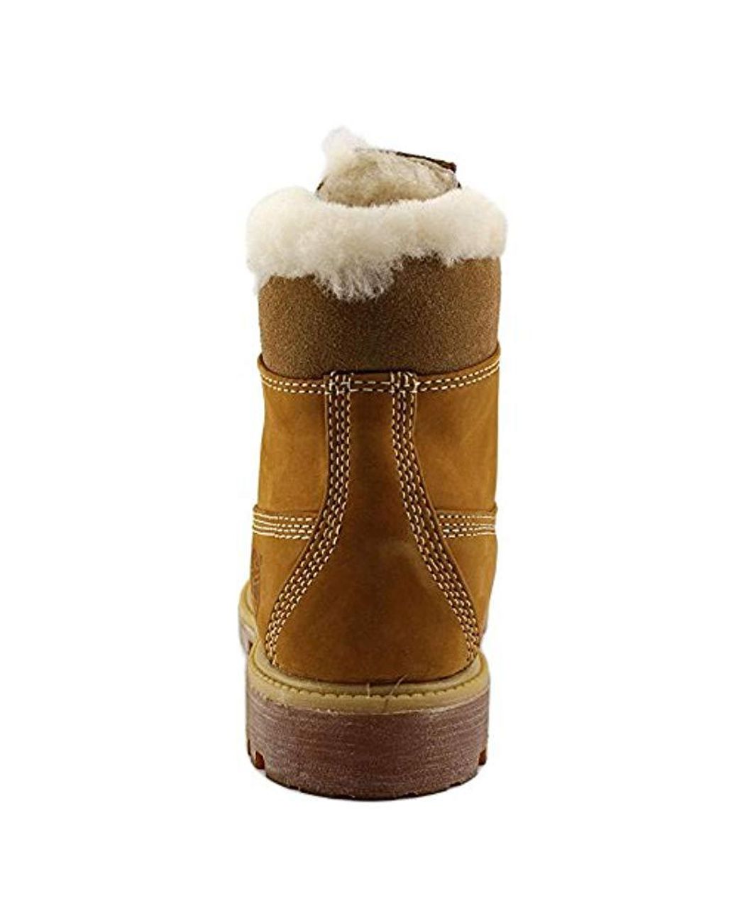 Timberland 6 Inch Fur Lined Round Toe Leather in Brown for Men | Lyst