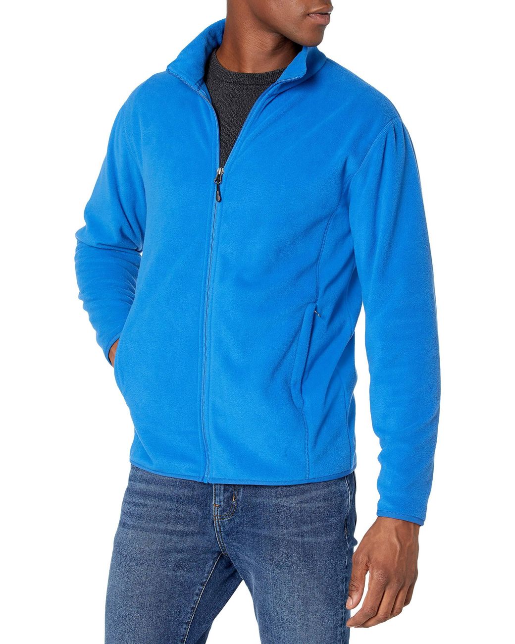 Amazon Essentials Fullzip Polar Fleece Jacket in Cobalt (Blue) for Men Save 15 Lyst