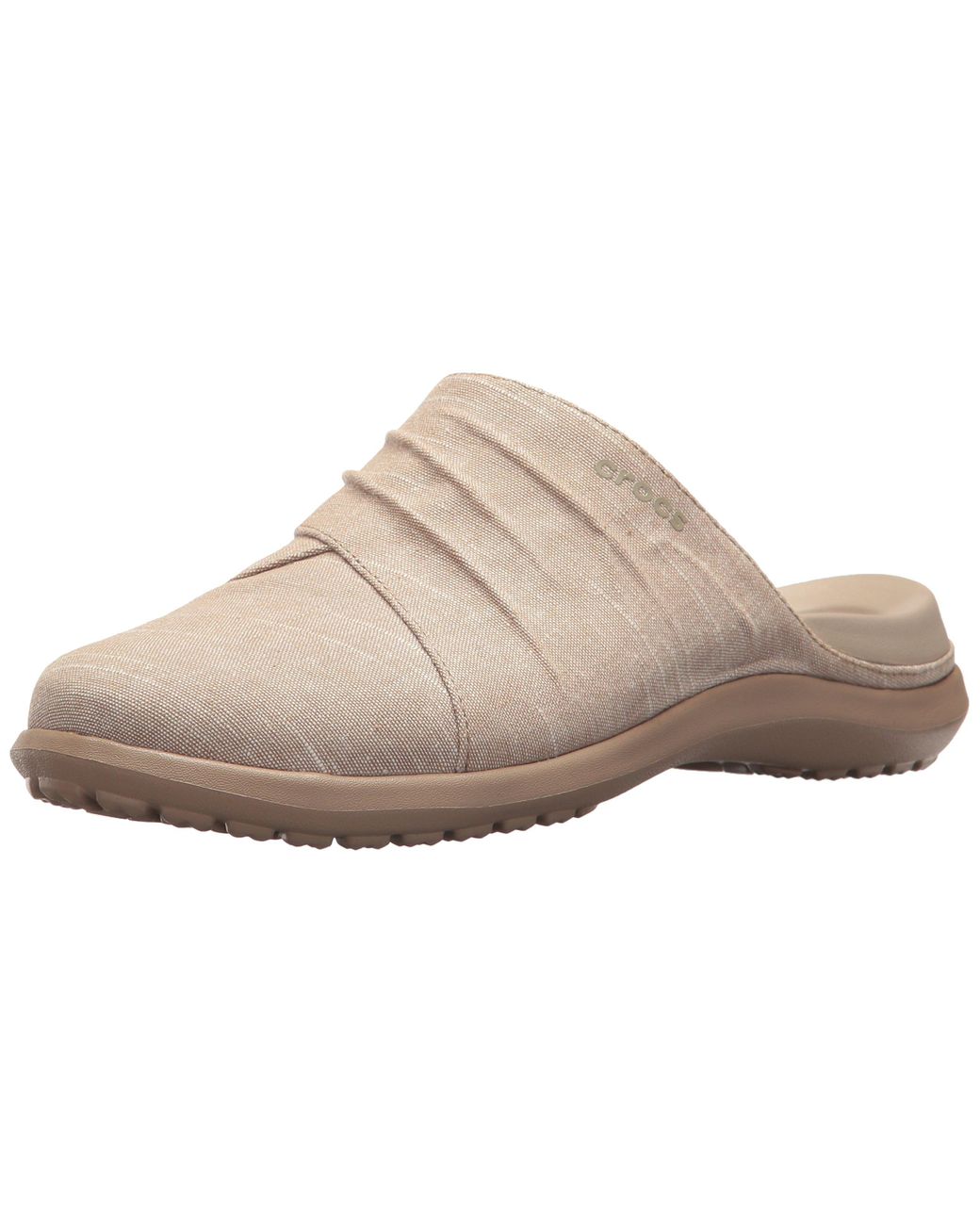 Crocs™ Capri Mule (khaki/tumbleweed) Shoes in Natural | Lyst