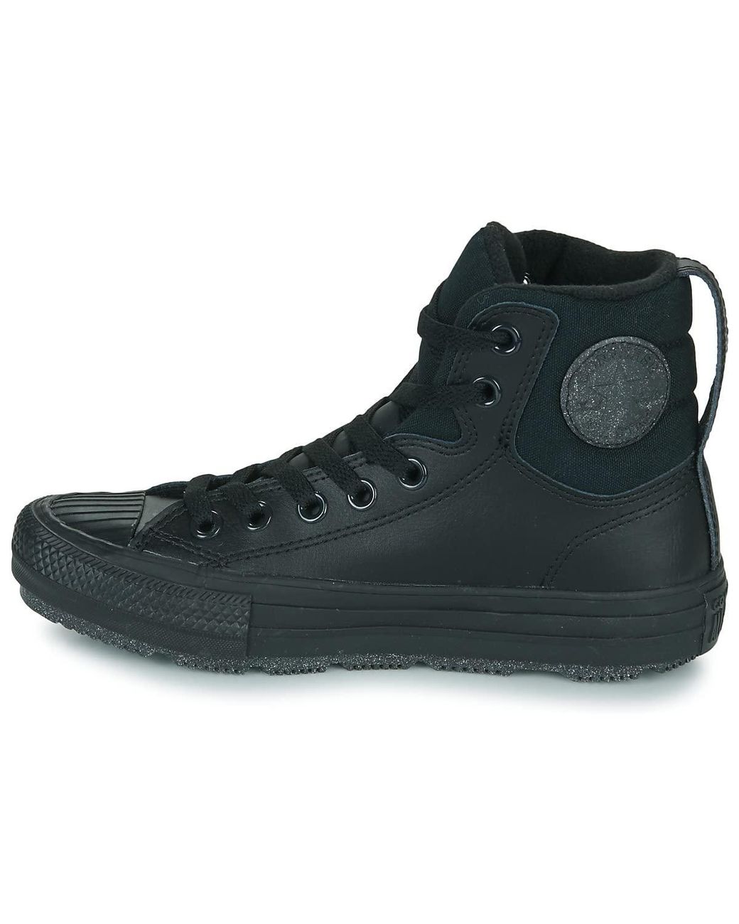 Converse Chuck Taylor All Star Berkshire Boot Leather Sneaker in Black for  Men | Lyst UK