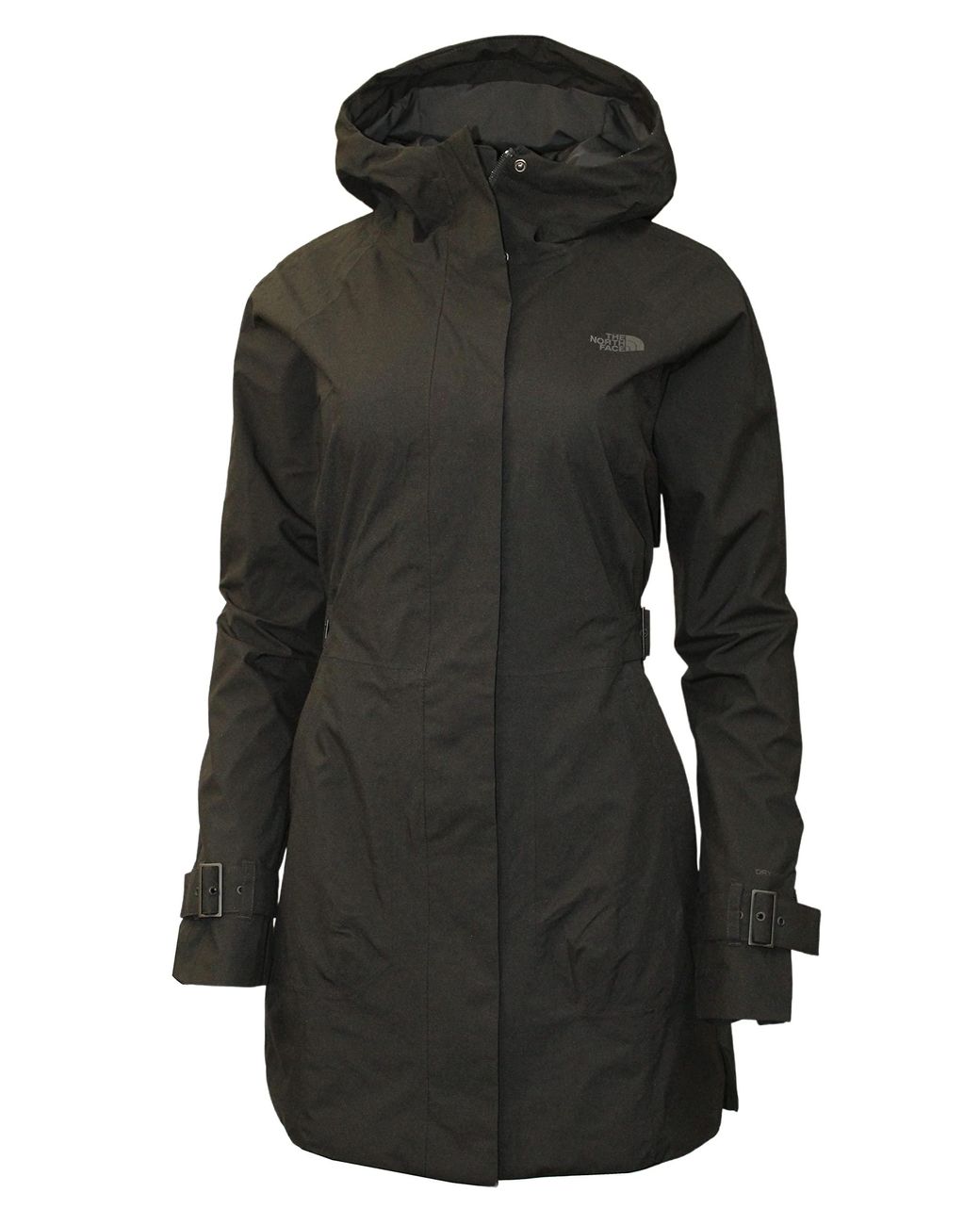 The North Face 's City Breeze Rain Trench Parka Dryvent Jacket in Black