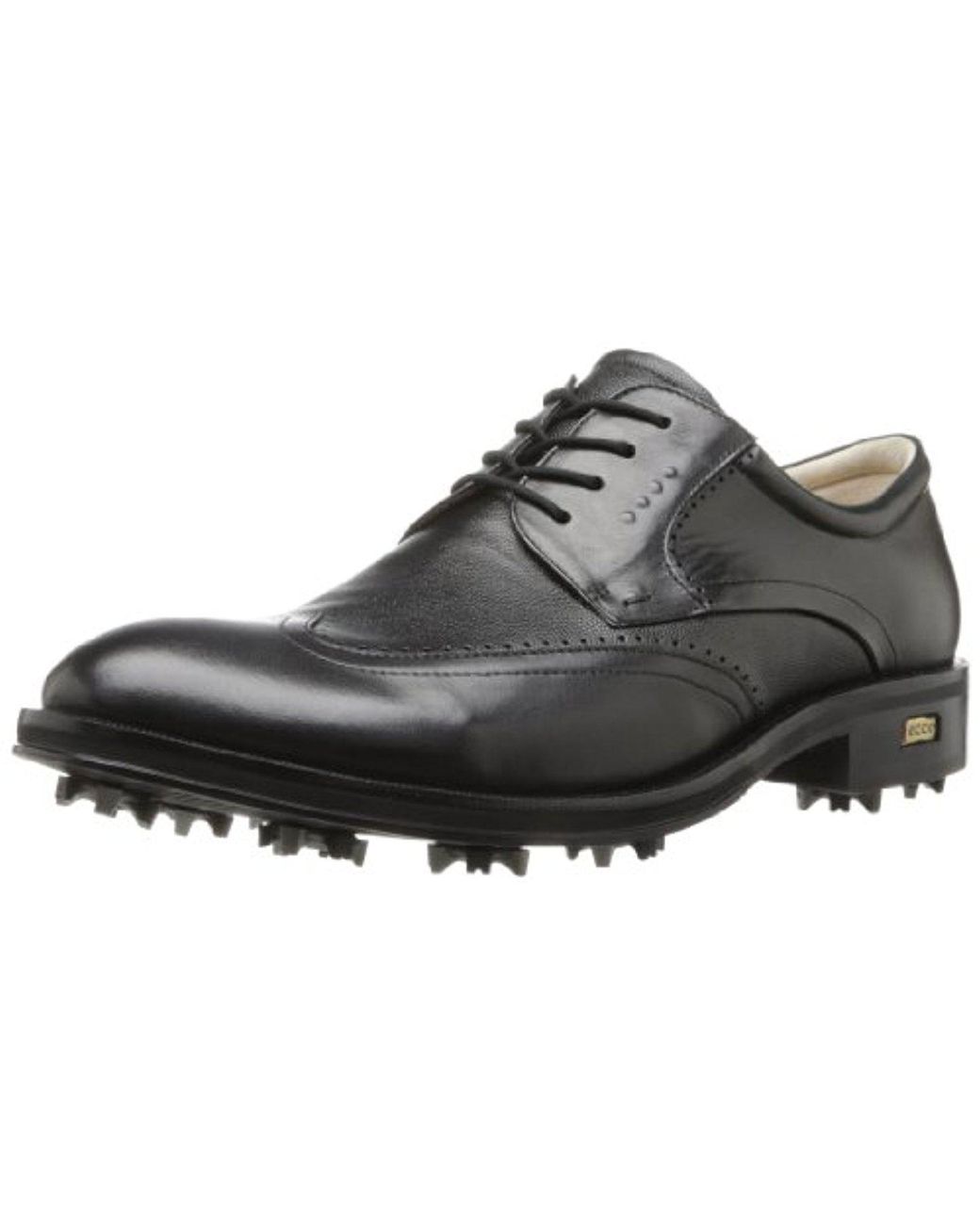 Ecco Men's Black New World Class Golf Shoe