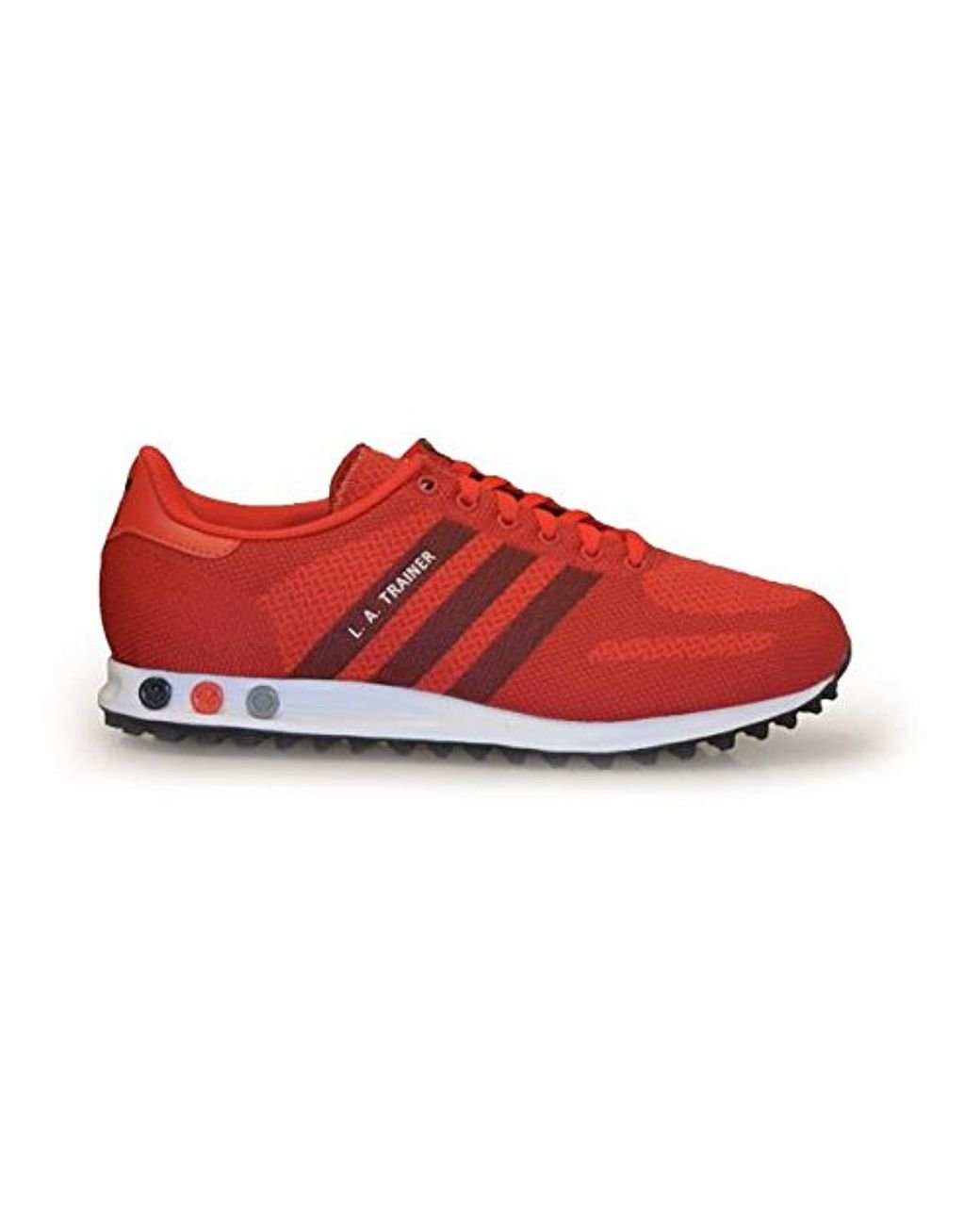 adidas La Trainer Weave Trainer in Red for Men | Lyst UK