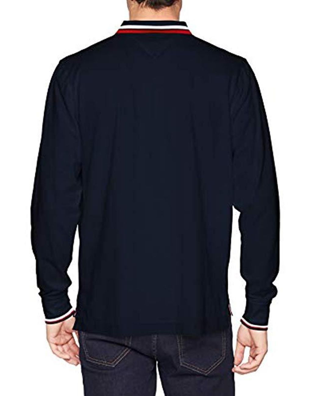 polos manga larga tommy hilfiger hombre
