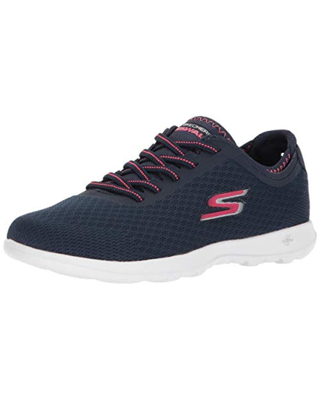 Skechers Go Walk Lite-15350 Sneaker in Navy/Pink (Blue) - Lyst