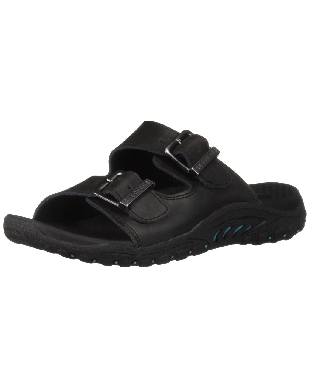 Skechers Reggae Jammin Sandal,black,7 M 