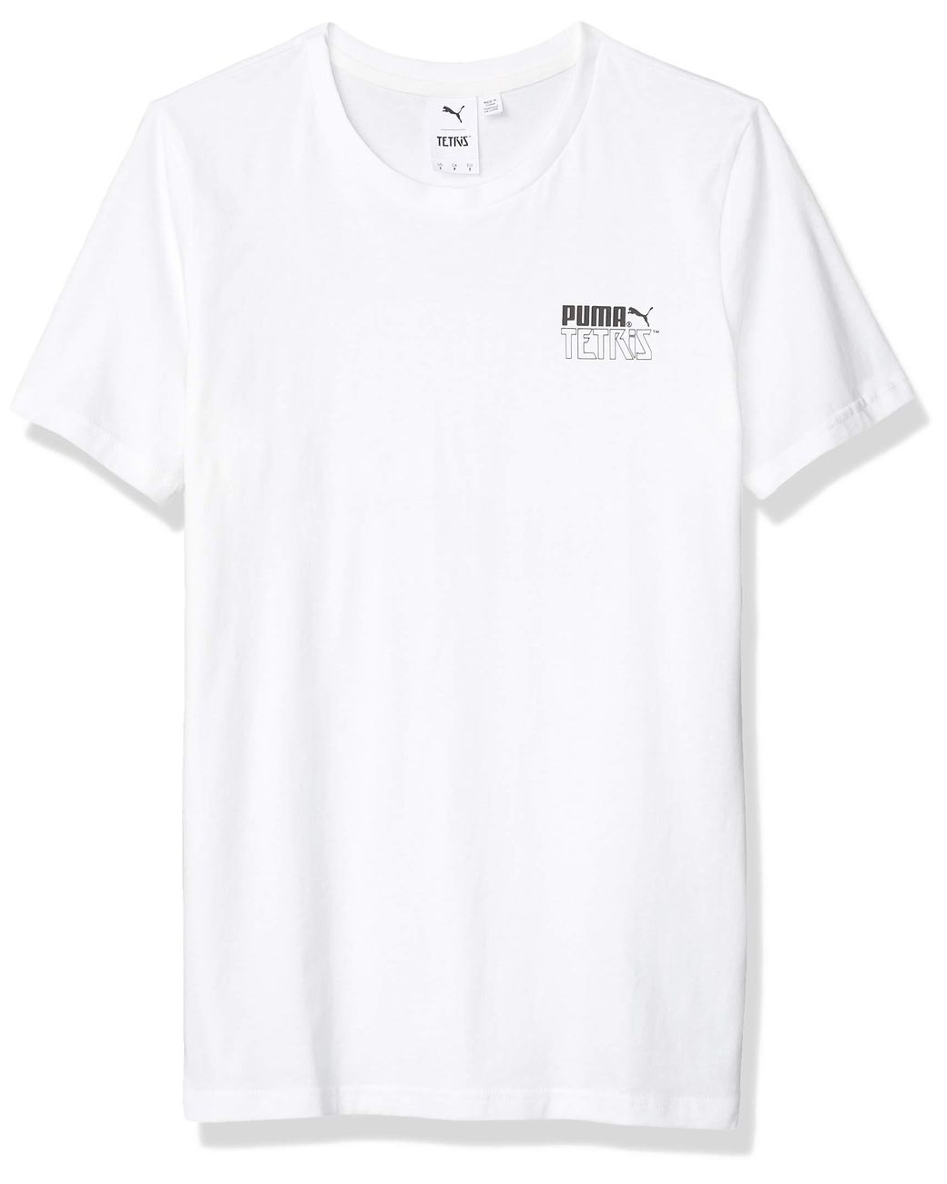 puma white collar tshirt