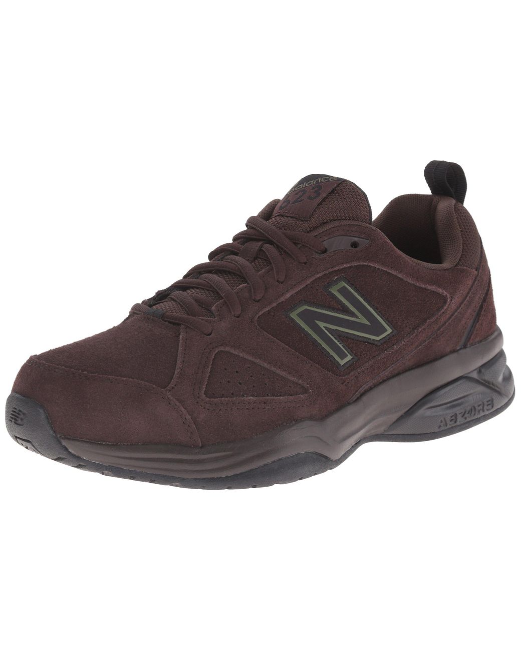 New Balance Leather Men ́s 623 V3 Training Shoes in Brown/Black (Brown ...
