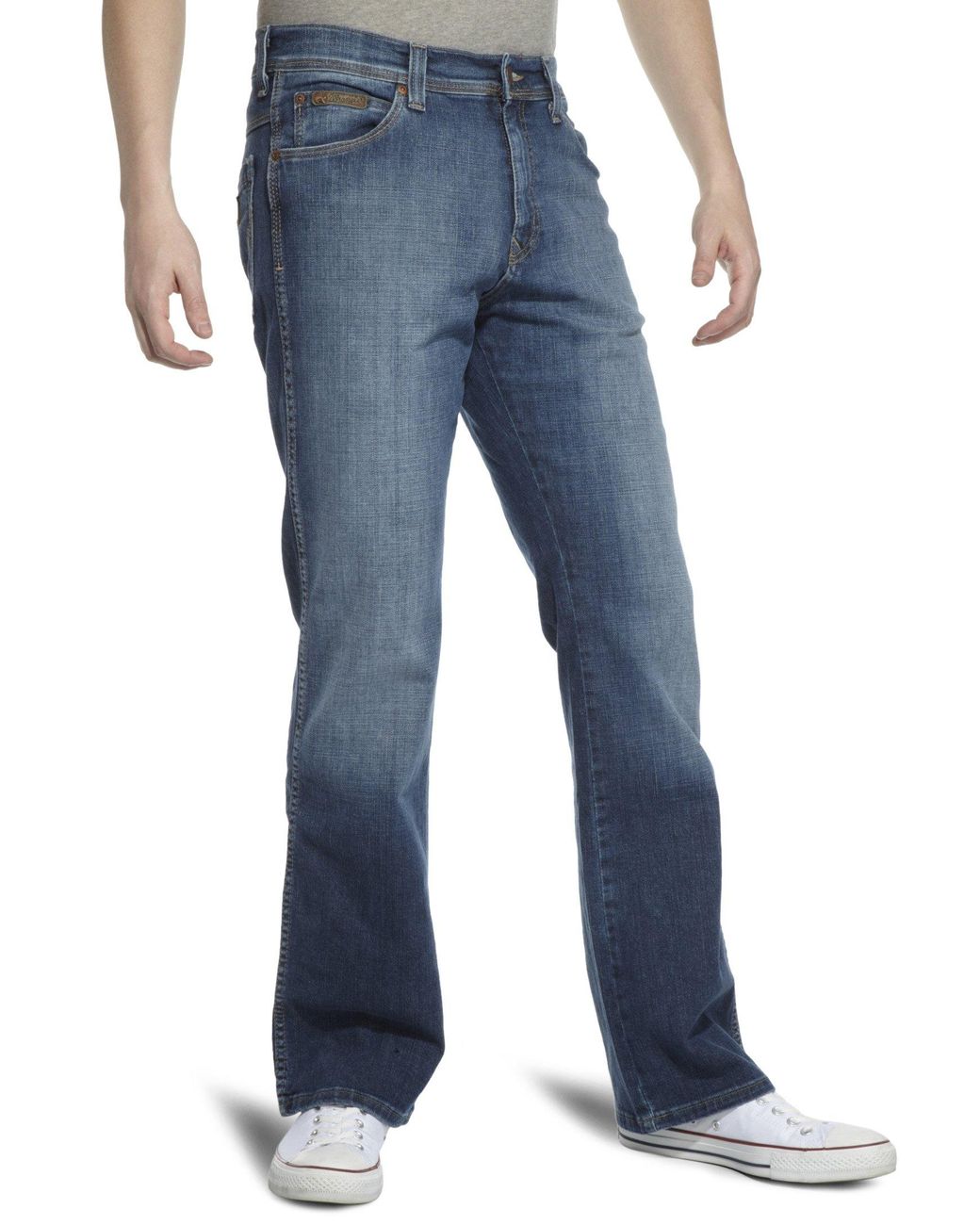 Wrangler Roxboro Bootcut Jeans in Blue for Men | Lyst UK