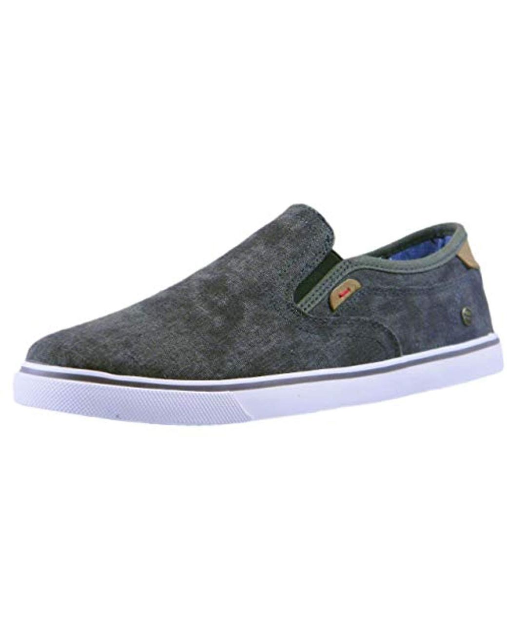ben sherman leigh slip on canvas trainers