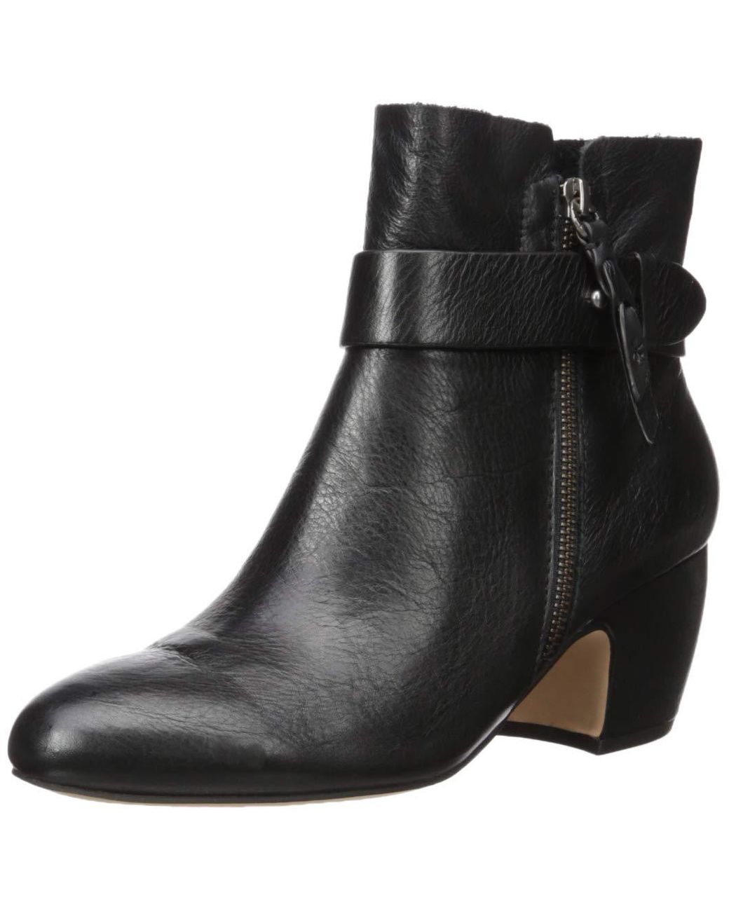 Splendid Leather Harlee Ankle Boot in Black - Lyst
