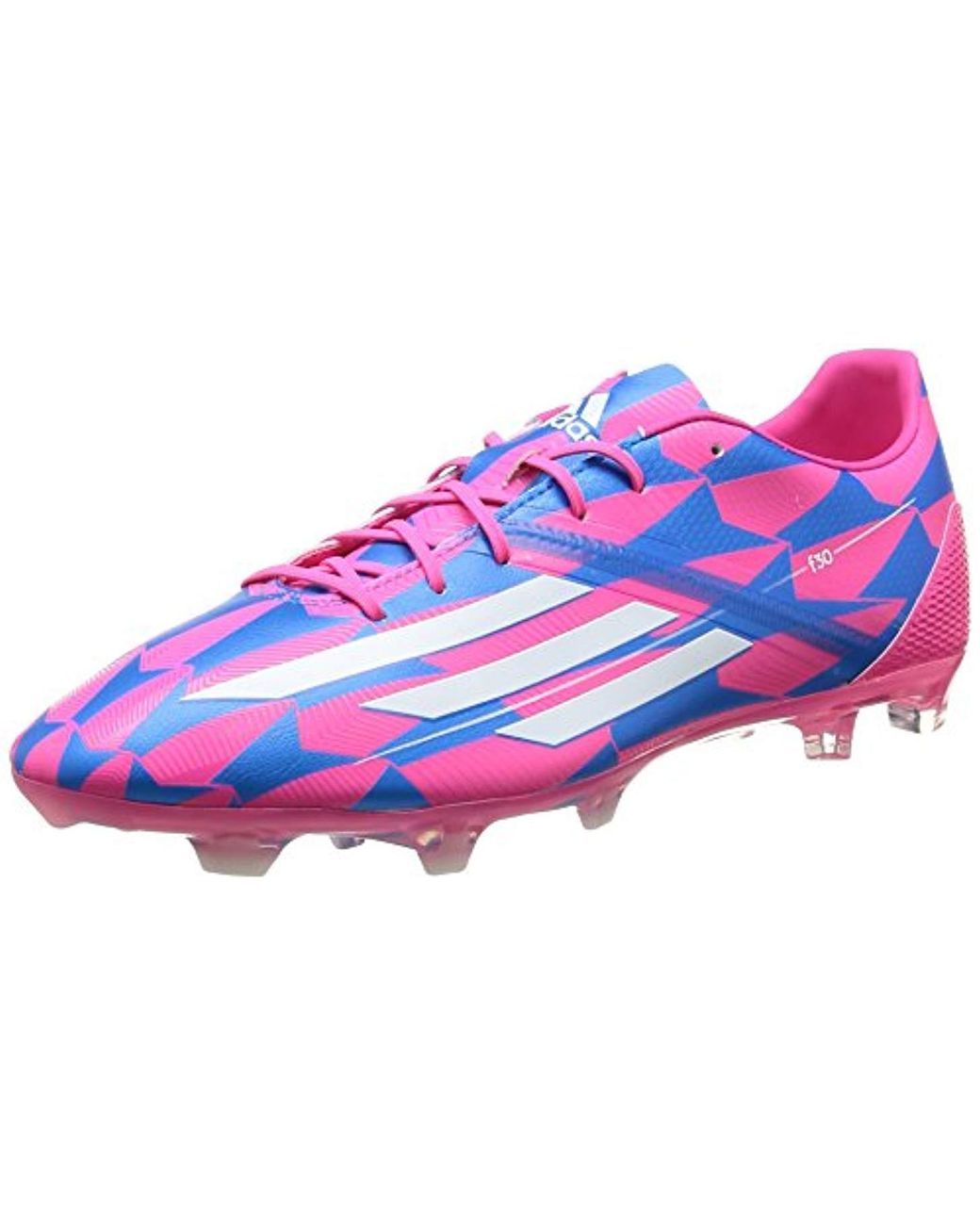 adidas F30 Trx Fg Football Boots Neon Pink/running White/solar Blue for Men  | Lyst UK