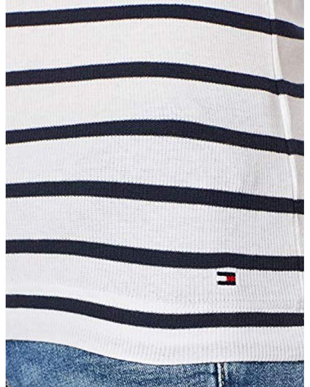 Tommy Hilfiger Womens Th Essential Crew Nk Top Ss Sports Knitwear