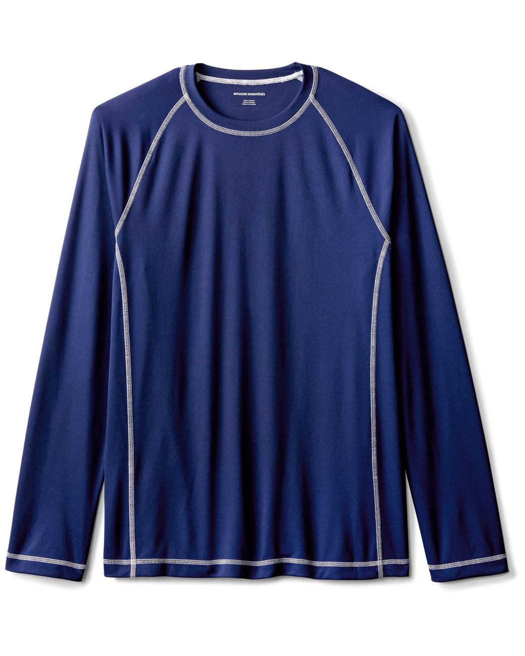 Amazon Essentials Longsleeve Quickdry Upf 50 Swim Tee Shirt in Navy