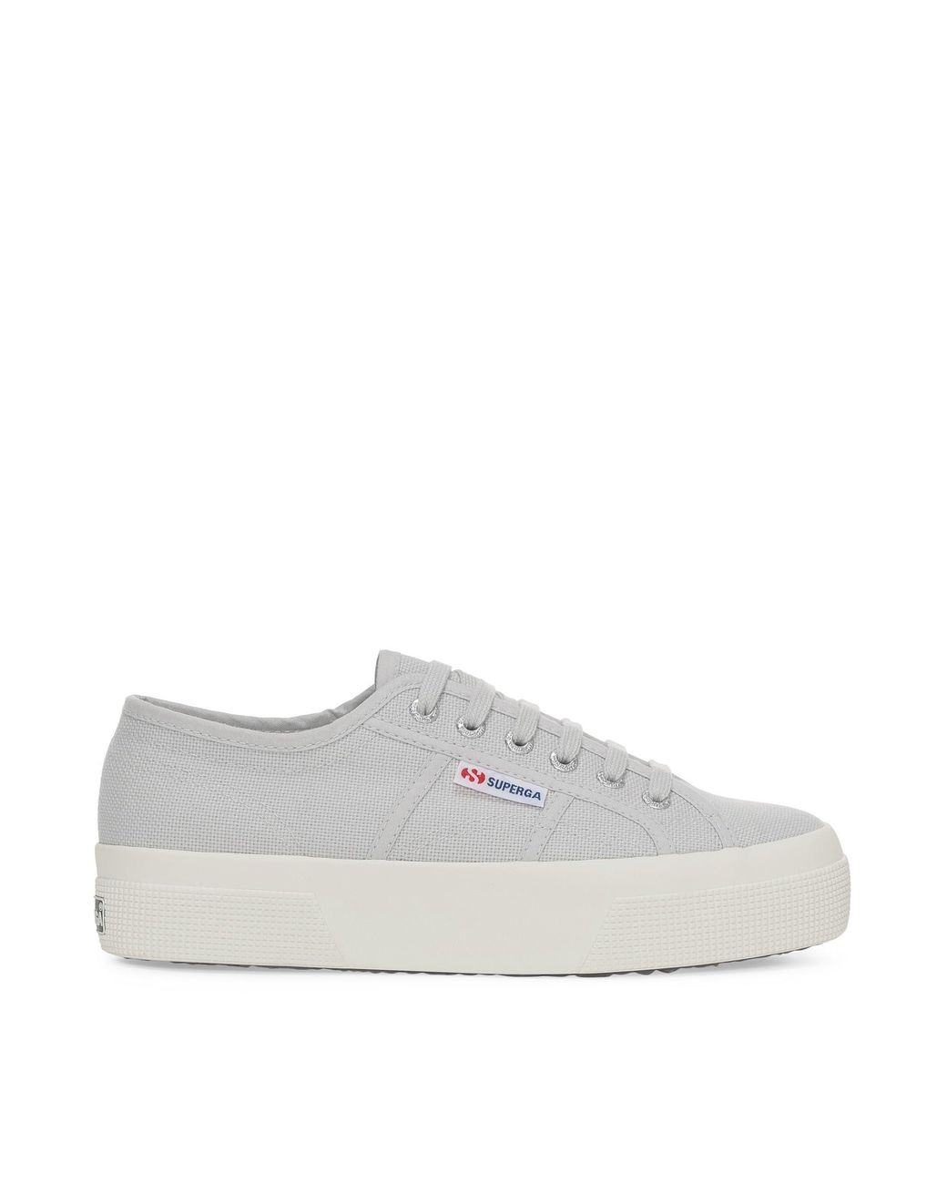 Silver superga platform hotsell