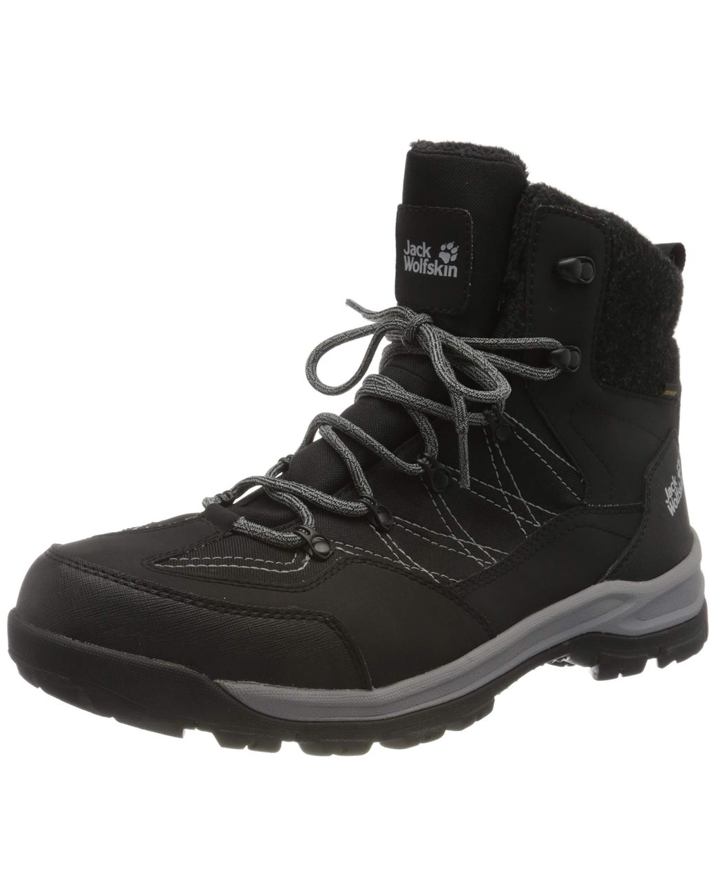 Jack Wolfskin Aspen Texapore Mid M Snow Boot in Black Grey (Black) for ...