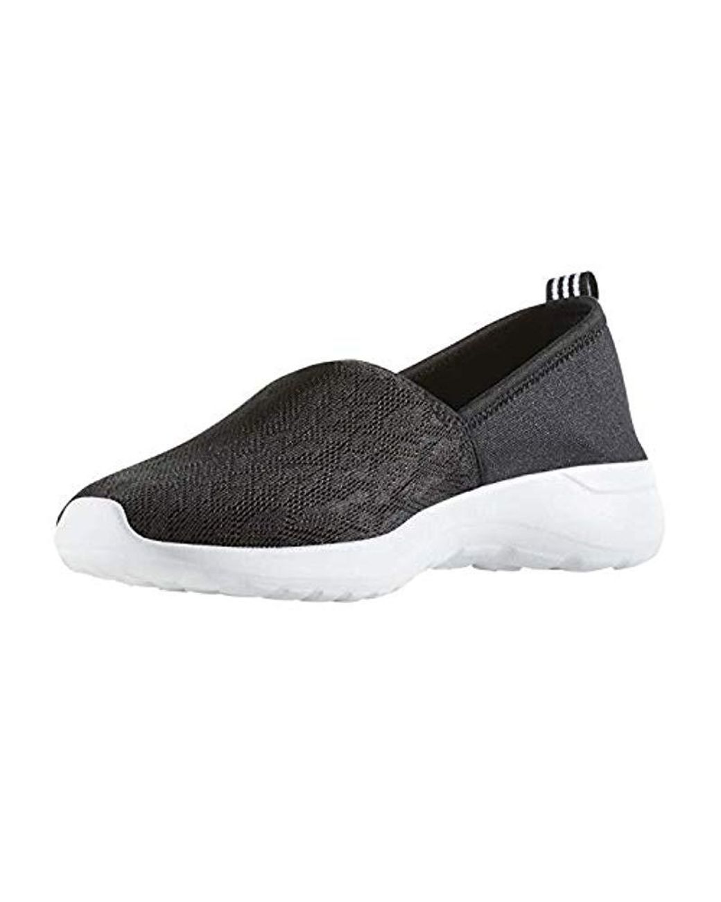 adidas Neo Lite Racer Slip On W Casual Sneaker in Black/White (Black) | Lyst