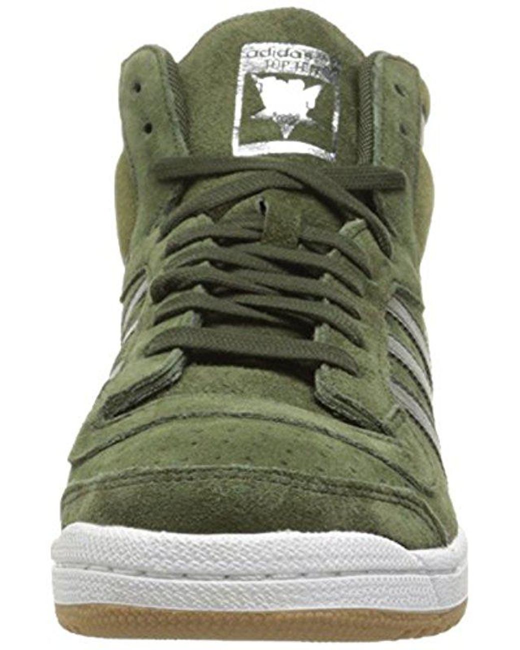 Originals Top Ten Hi Fashion Sneaker in Green for Men | Lyst