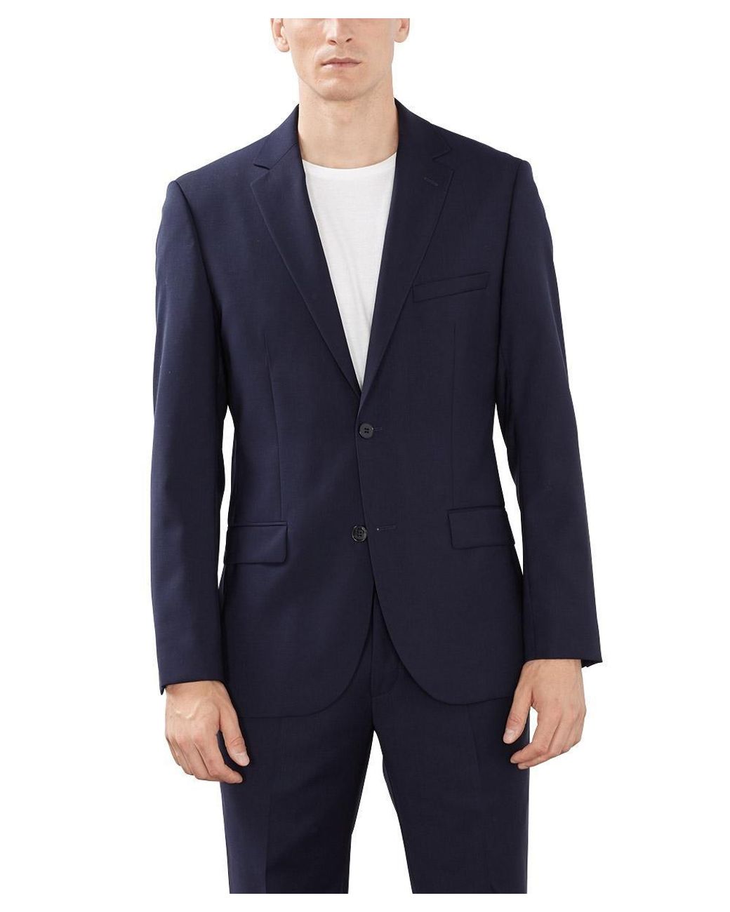 Esprit Wool Collection 993eo2g902 Long Sleeve Suit Jacket in Blue (Dark  Navy) (Blue) for Men - Lyst