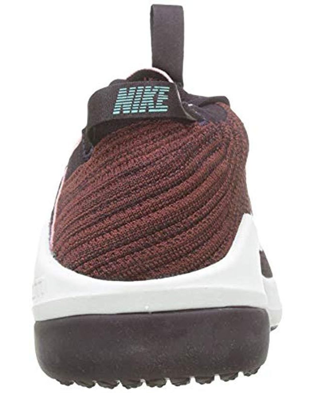 nike training air zoom fearless trainers in white and lime