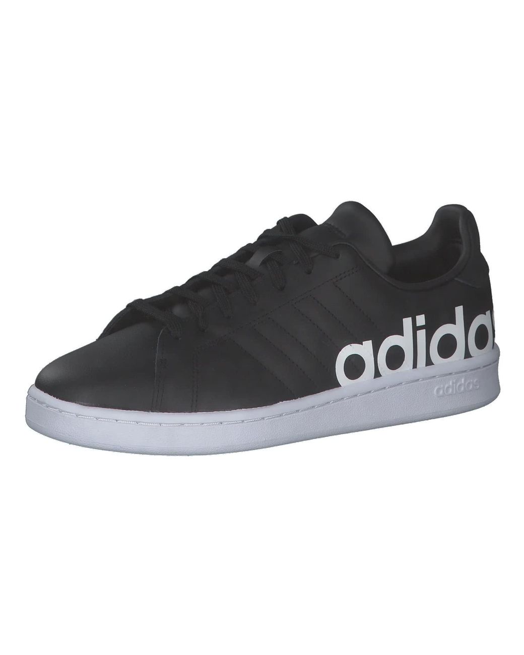 adidas Grand Court Lts Tennis Shoe in Nero (Black) for Men - Lyst