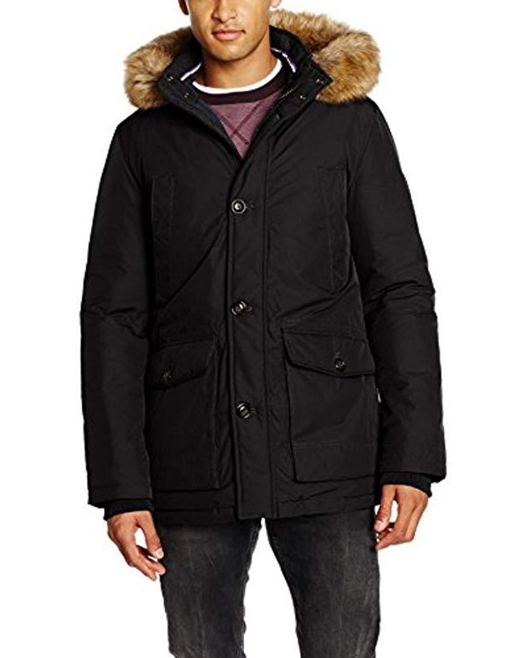 Hampton Down Parka Manteau Tommy Hilfiger pour homme en coloris Noir | Lyst