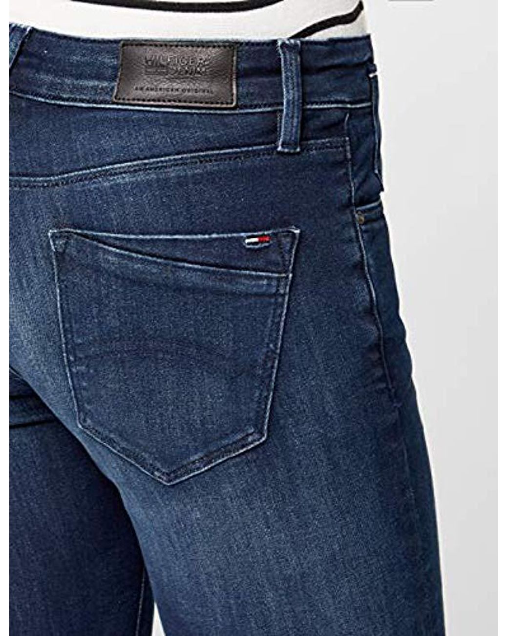 Tommy Hilfiger Mid Rise Naomi Slim Jeans in Blue | Lyst UK