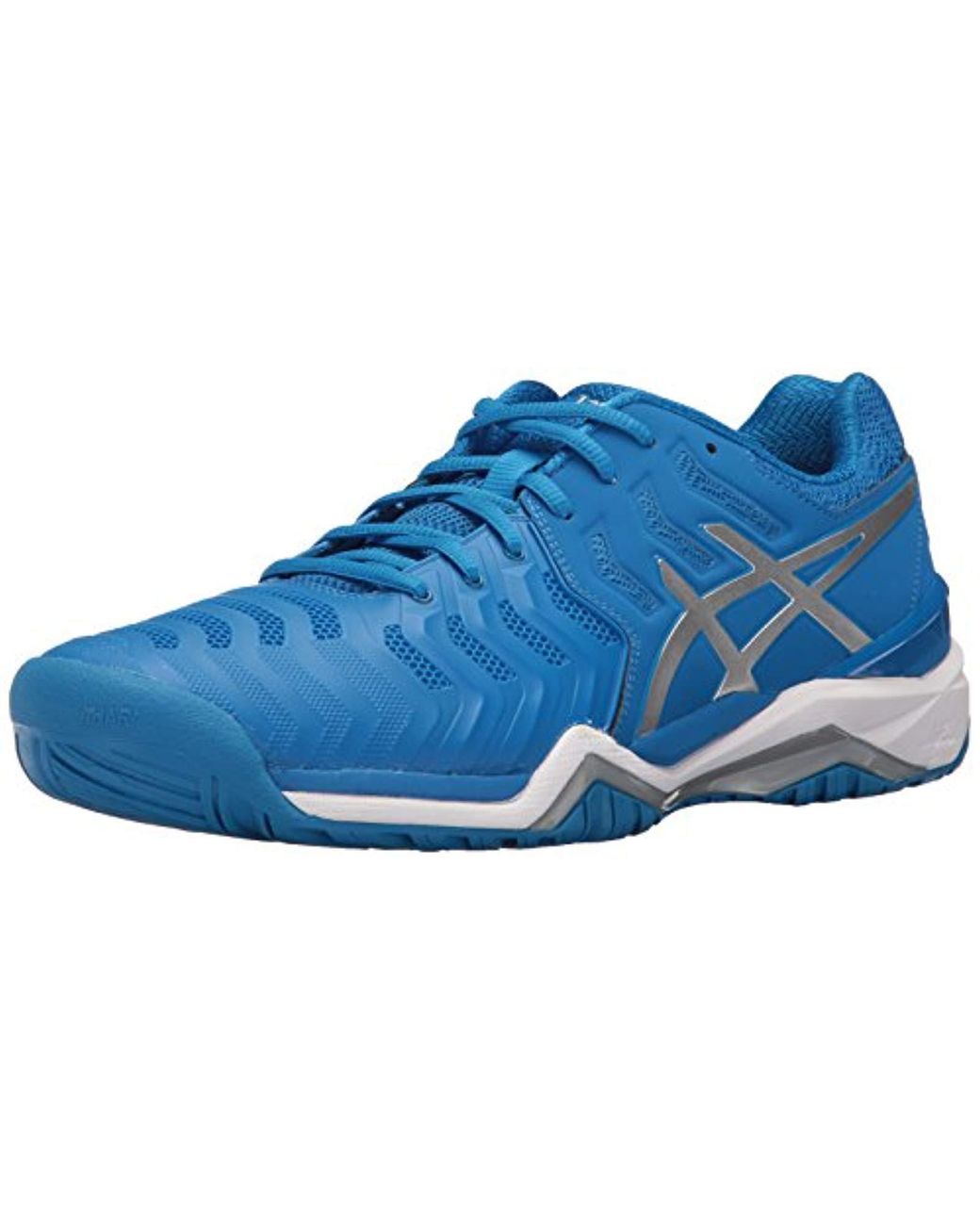 Asics Gel-resolution 7 Tennis Shoe in Blue for Men | Lyst