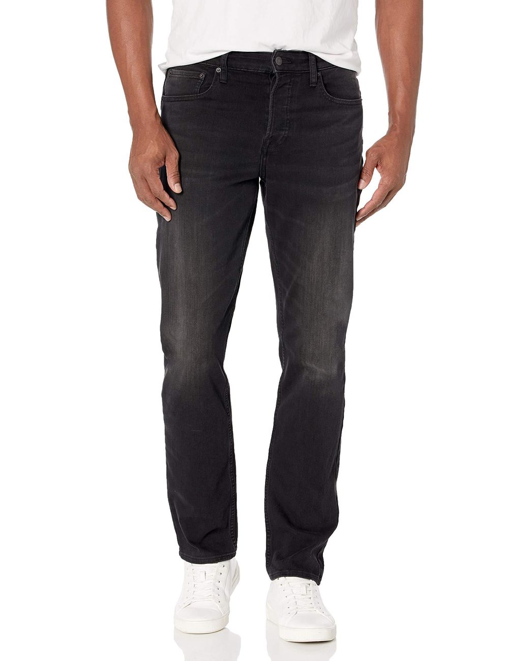 Calvin Klein Denim Slim-fit Jeans in Black for Men - Lyst