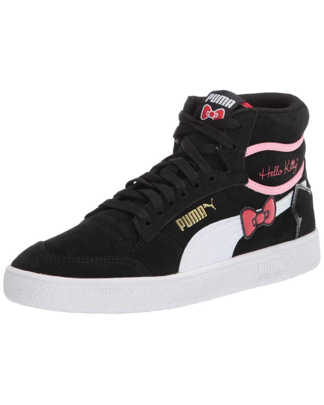 PUMA X Hello Kitty Ralph Sampson Mid Women's Sneakers in Black | Lyst UK