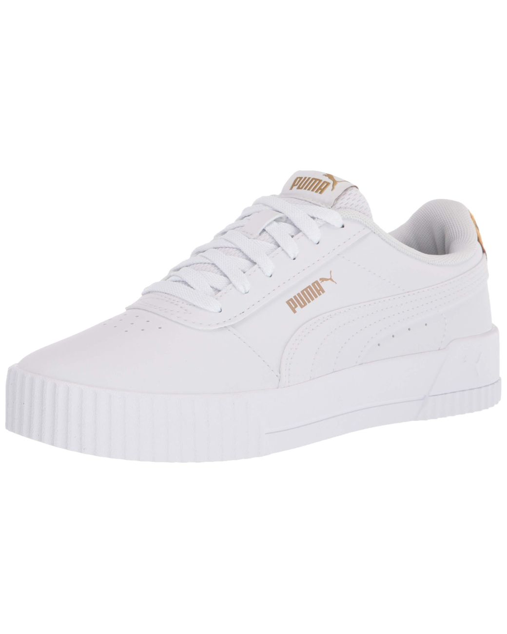 PUMA Womens Carina Sneaker in White - Lyst