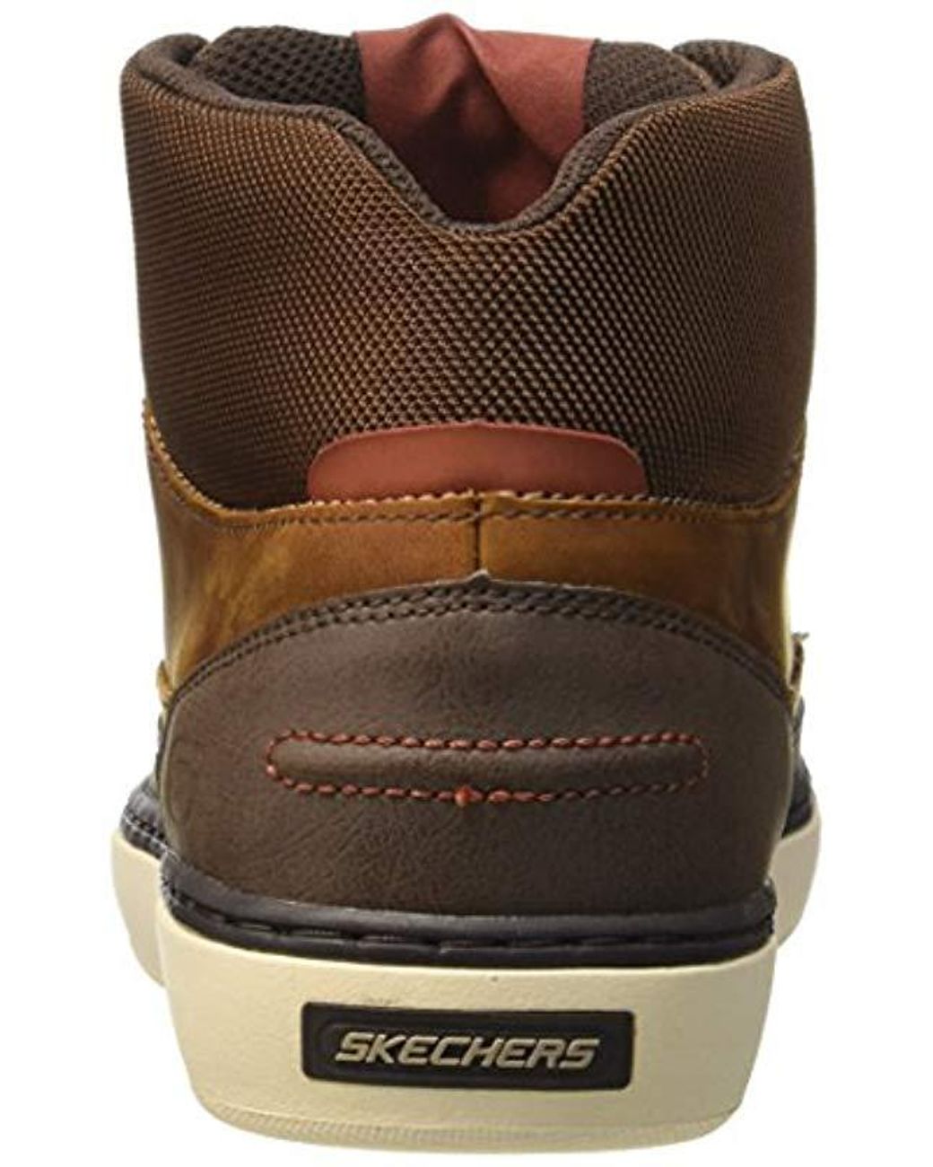 skechers lace up marron