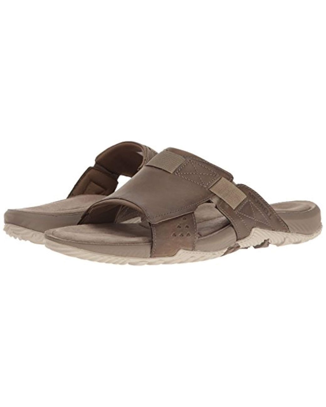 Merrell Terrant Slide Open Toe Sandals in Brown for Men Lyst UK