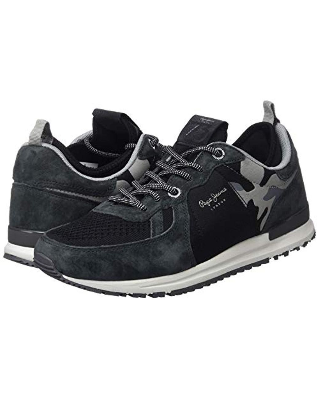 Pepe Jeans London Tinker Pro 73, Low top Sneakers in Black Pepe Jeans London Tinker Pro 73, Low top Sneakers in Black
