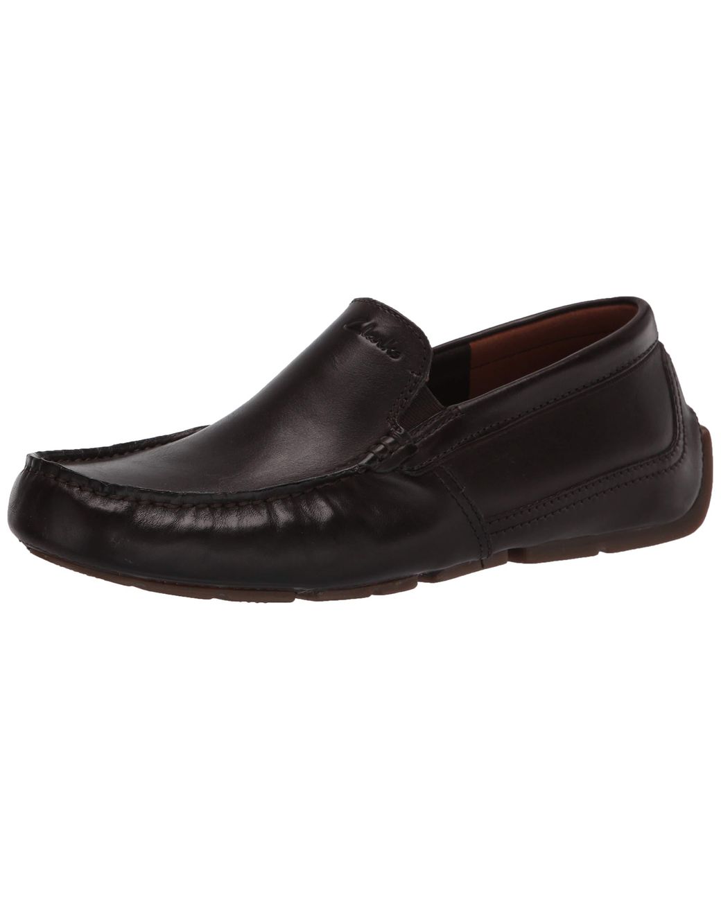 Clarks Rubber Mens Markman Plain Driving Style Loafer in Dark Brown ...