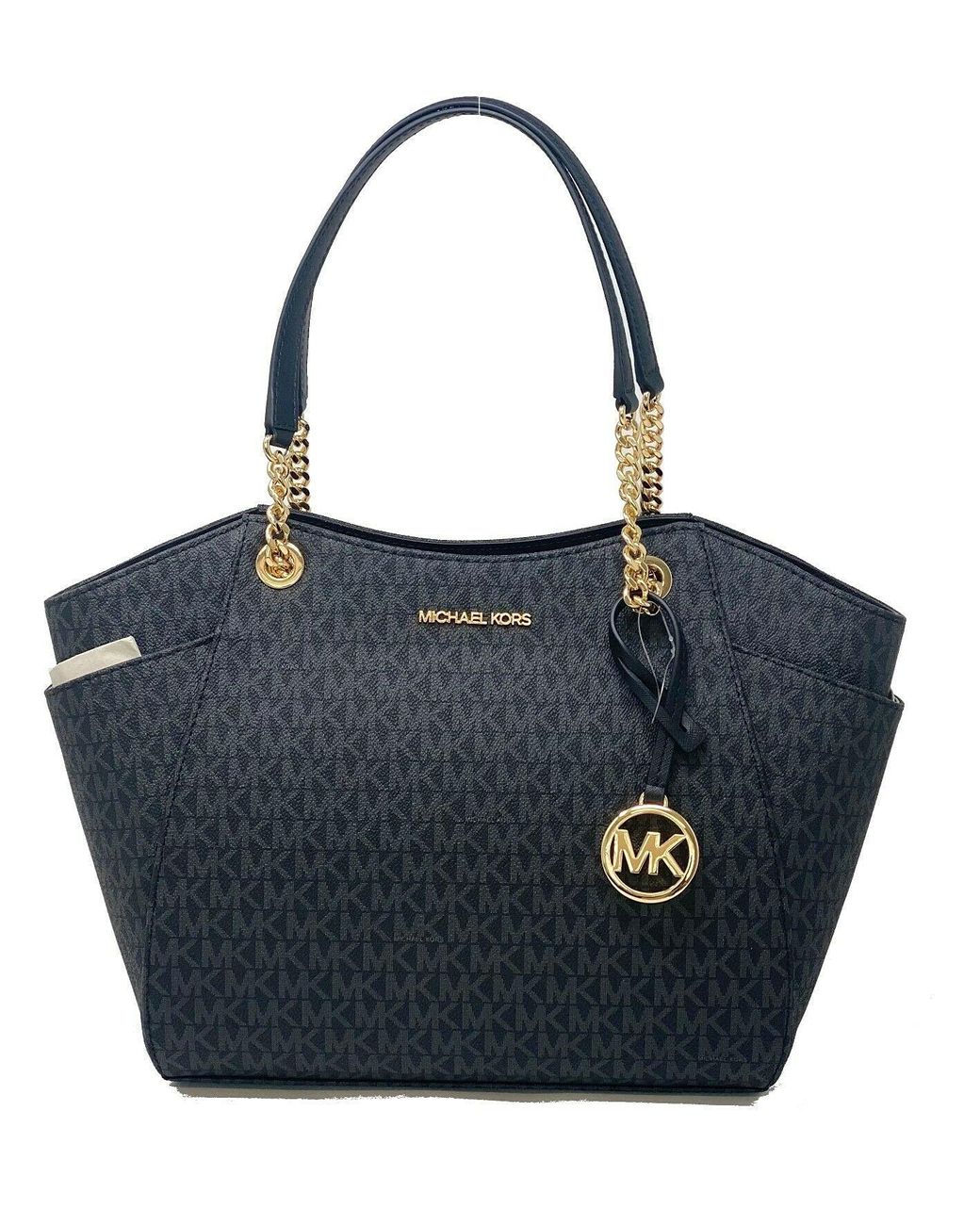 Michael Kors Jet Set Travel Large Chain Shoulder Bag in Blau Lyst