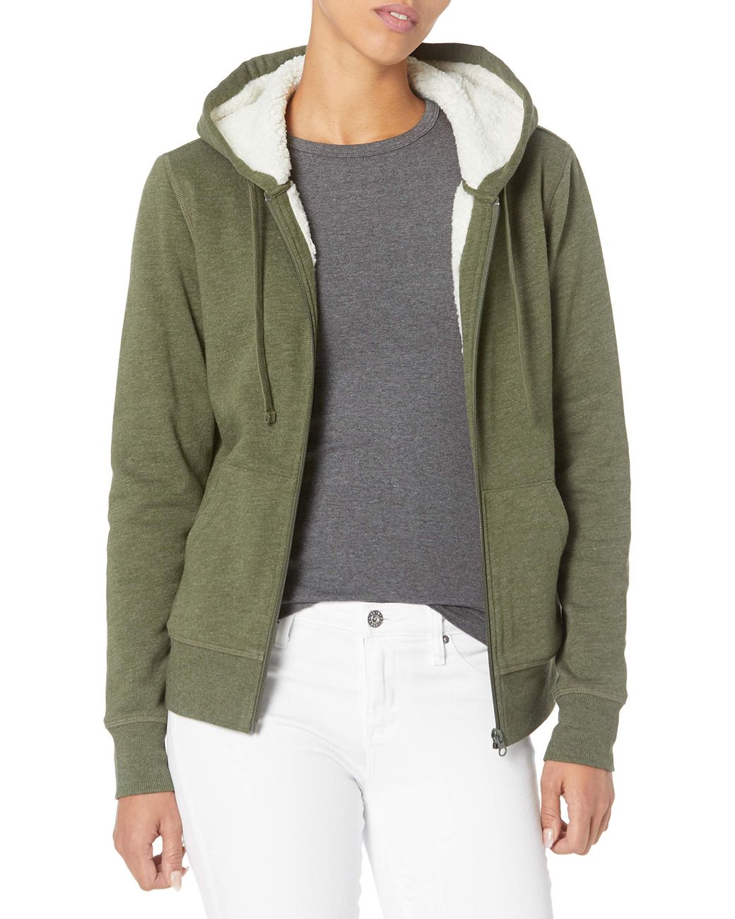 amazon sherpa lined hoodie
