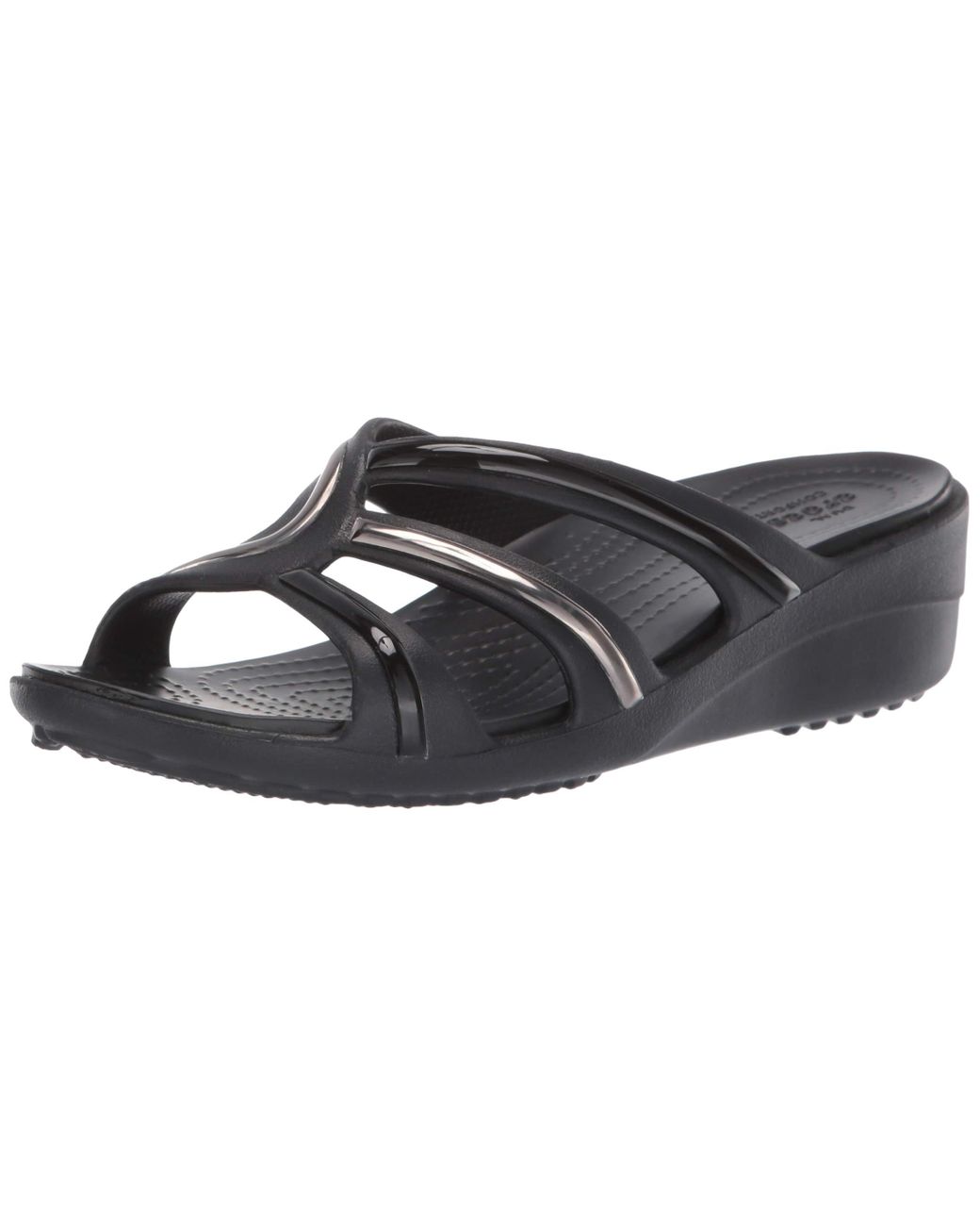 Women's sanrah metalblock 2024 strappy wedge