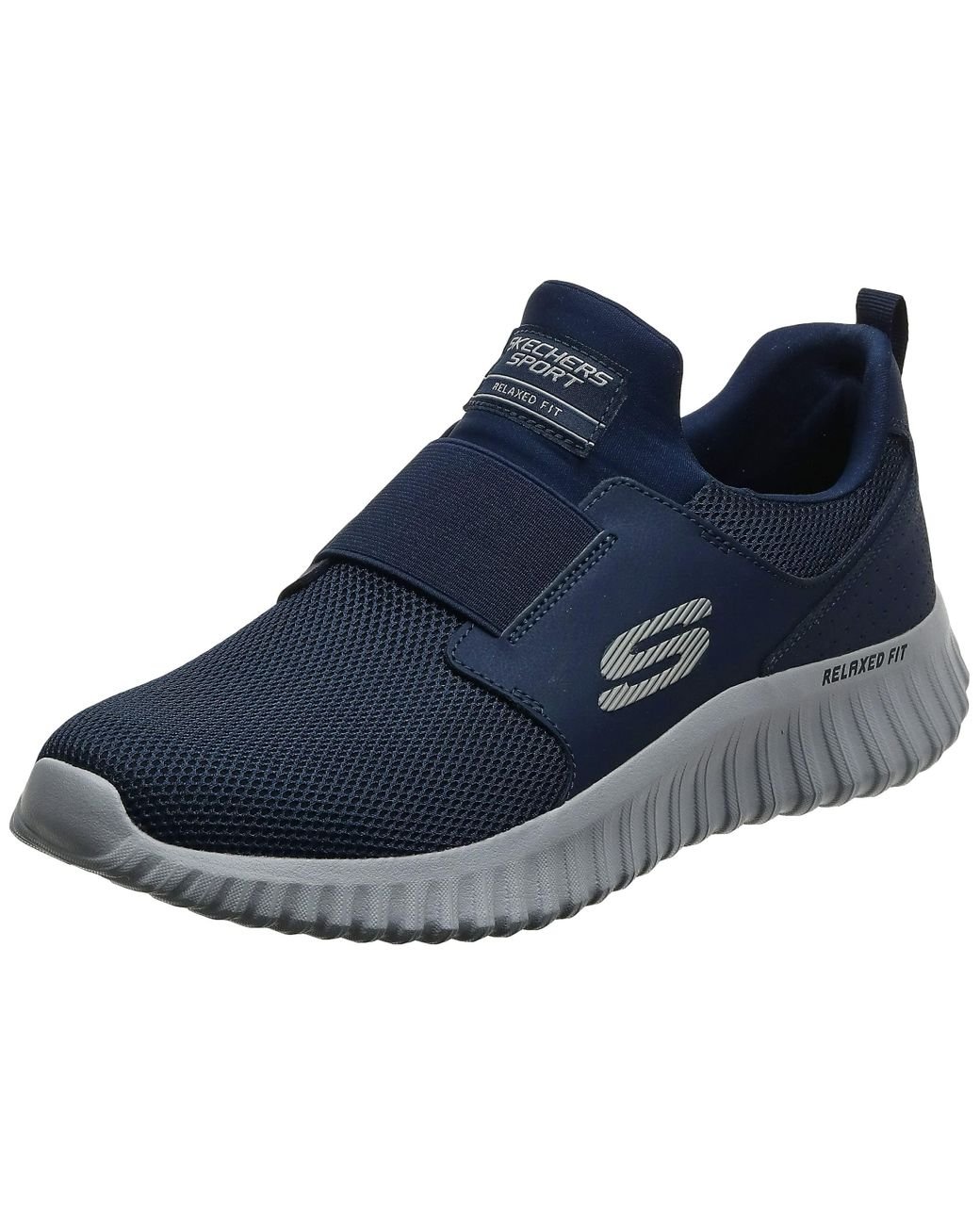 Skechers Depth Charge 2.0 Slip On Trainers in Navy (Blue) for Men | Lyst